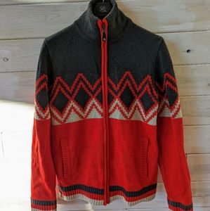 Bench zip-up sweater size L